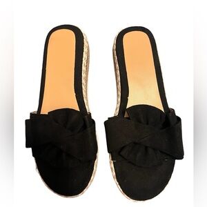 NWT Black Dress Sandals